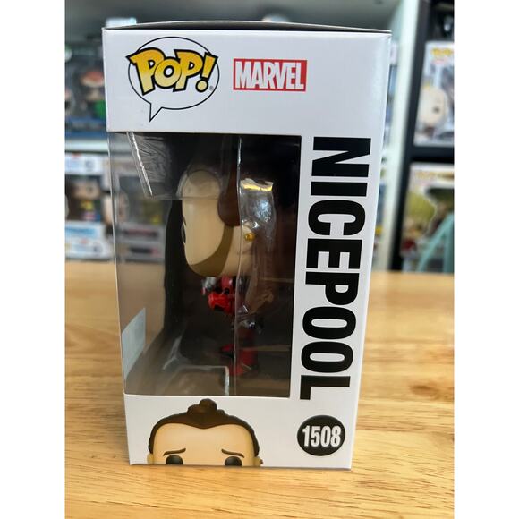 NEW IN HAND ONLY 9500 PIECES Nicepool Funko Pop #1508 Marvel Deadpool Disney LE - Picture 4 of 6